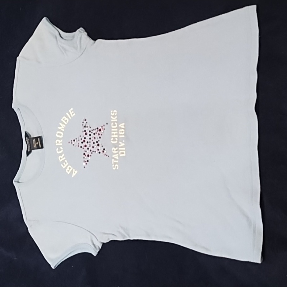 Abercrombie blue t shirt
